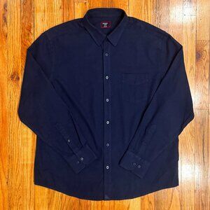 UNTUCKit Men's Long Sleeve Navy Button Down Shirt Size XL NWOT